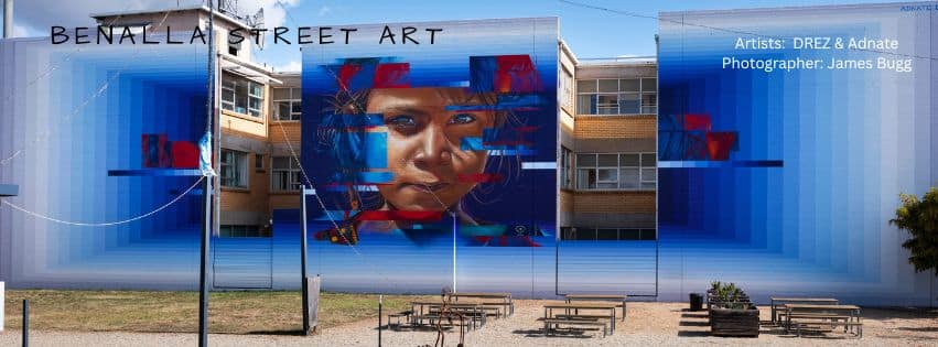 Artists DREZ and Adnate. Photographer James Bugg